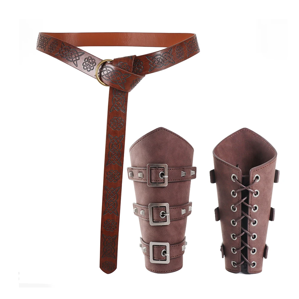 Medieval Belt Men Women Embossed Viking Vegvisir PU Leather O-Ring Belt Retro Armor Renaissance Knight Waistband COSPLAY Prop
Medieval Belt Men Women Embossed Viking Vegvisir PU Leather O-Ring Belt Retro Armor Renaissance Knight Waistband COSPLAY Prop