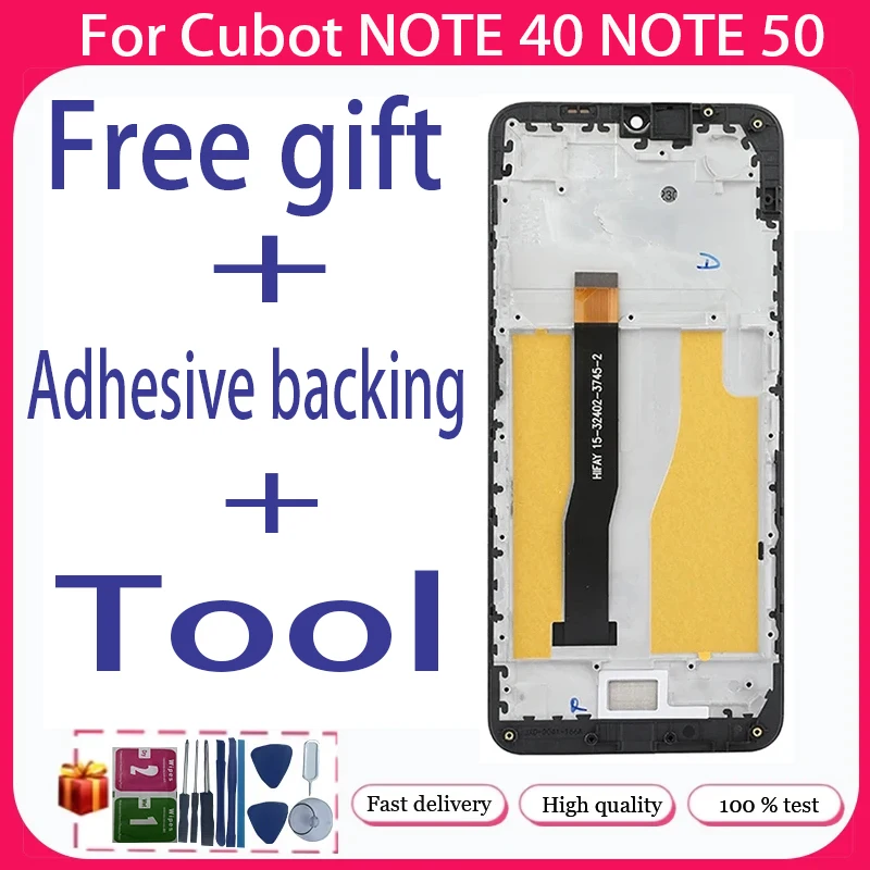 Для Cubot NOTE 40 NOTE 50 + ЖК-дисплей + сенсорный экран + бесплатная клейкая подложка + инструмент
Для Cubot NOTE 40 NOTE 50 + ЖК-дисплей + сенсорный экран + бесплатная клейкая подложка + инструмент