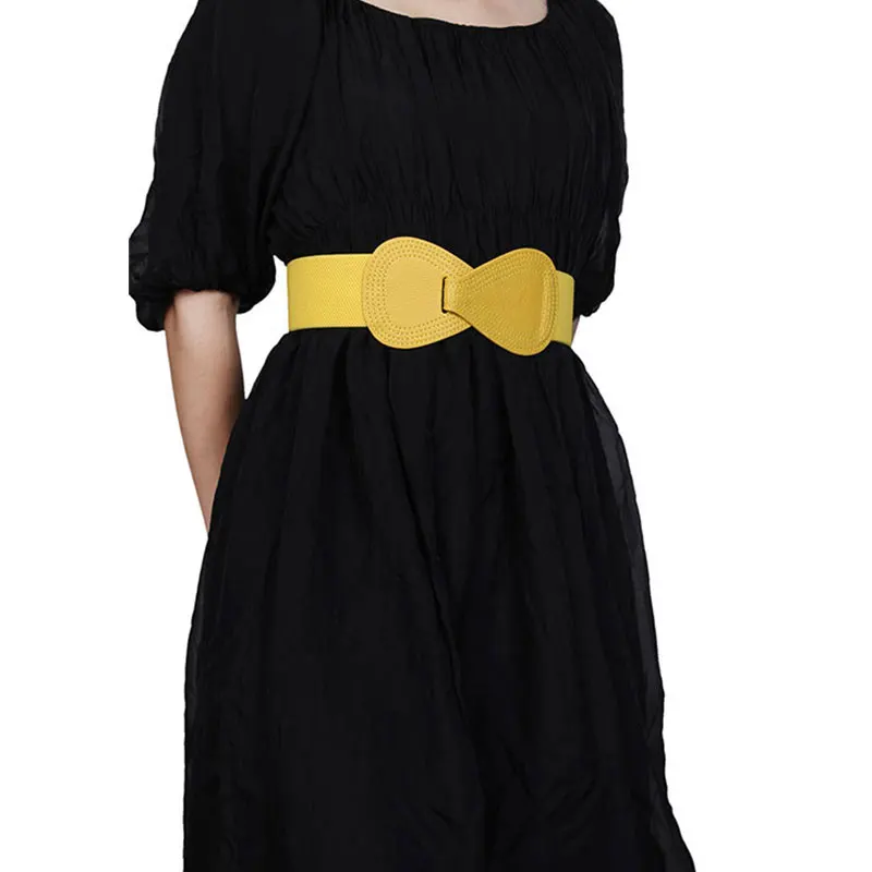 6cm Wide Bowknot Leather Waist Belts For Women Bowknot Waistband Retro Fashion Stretch Wide Hook Belts For Dress
6cm Wide Bowknot Leather Waist Belts For Women Bowknot Waistband Retro Fashion Stretch Wide Hook Belts For Dress
