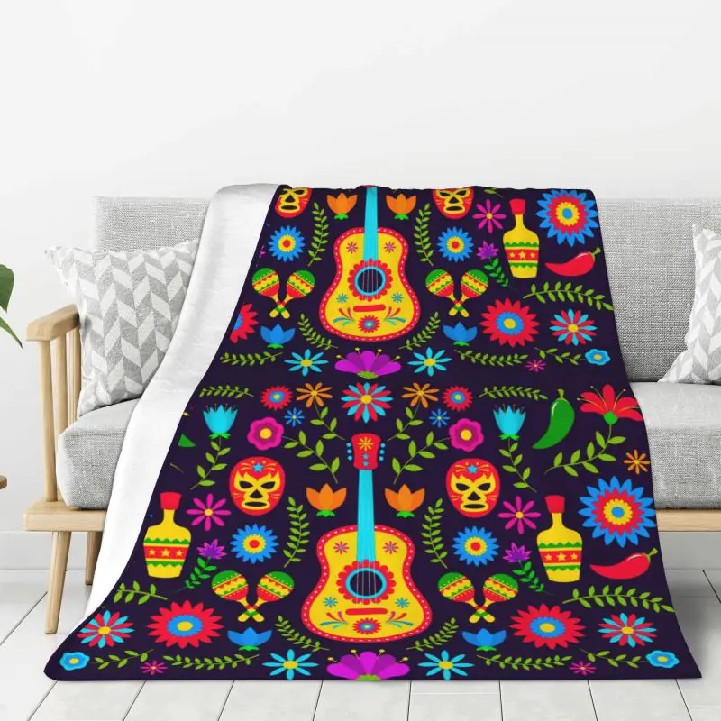 Custom 3D Print Mexican Flowers Art Pattern Blankets Comfortable Soft Flannel Autumn Throw Blanket for Sofa Car Bed
Custom 3D Print Mexican Flowers Art Pattern Blankets Comfortable Soft Flannel Autumn Throw Blanket for Sofa Car Bed