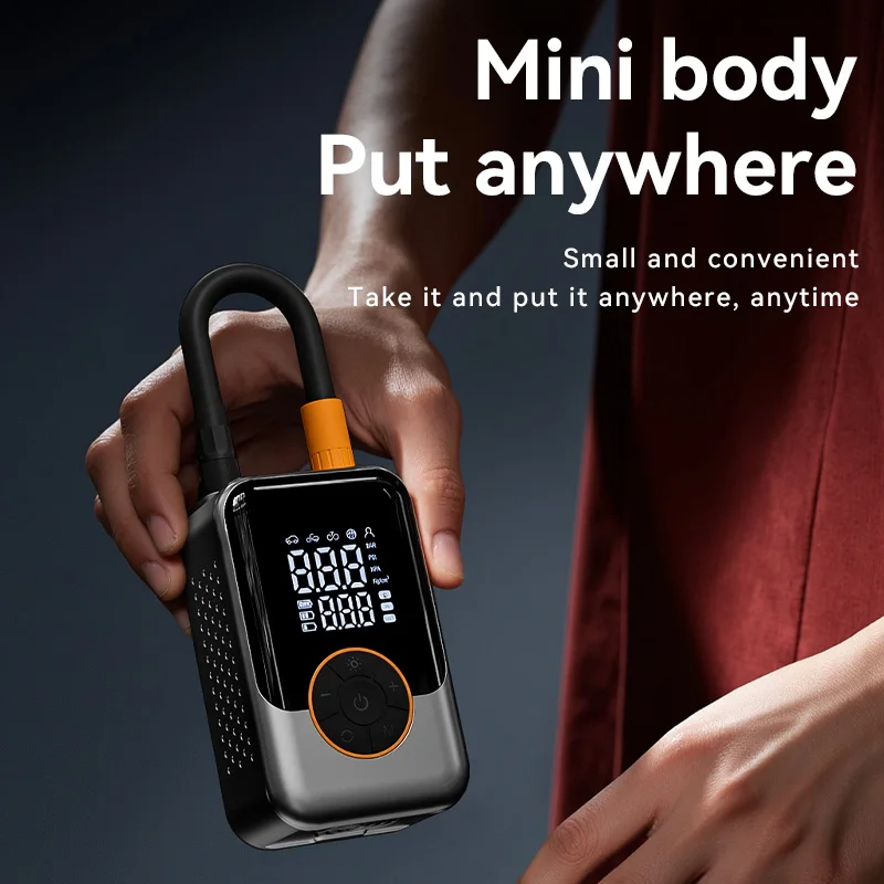 Portable Air Pump Wireless Car Tire Inflator Electric Air Compressor LCD Display Air Injector For Bike Car Motorcycle Tyre Ball
Portable Air Pump Wireless Car Tire Inflator Electric Air Compressor LCD Display Air Injector For Bike Car Motorcycle Tyre Ball