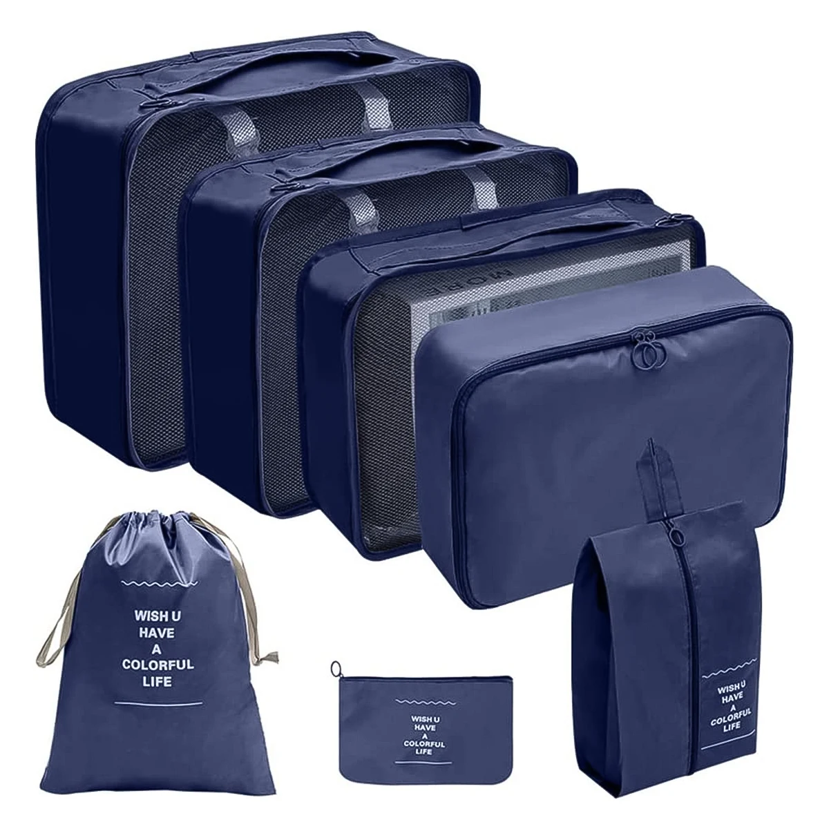 7PCS Organizer bags set for Travel Organizer Bags Accessories Luggage Suitcase Organizer Waterproof Wash Bag Clothes Storage
7PCS Organizer bags set for Travel Organizer Bags Accessories Luggage Suitcase Organizer Waterproof Wash Bag Clothes Storage