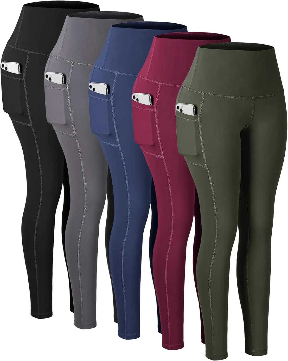 Women's High Waist Tummy Control Yoga Pants with Pockets for Workout and Leisure
Women's High Waist Tummy Control Yoga Pants with Pockets for Workout and Leisure