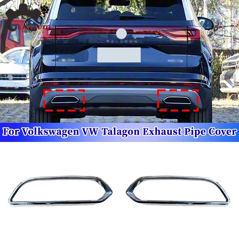 For Volkswagen VW Talagon Rear Bumper Chrome Muffler Trim Cover Rear cylinder Exhaust Pipe Frame Rear Exhaust Tail Throat Parts
For Volkswagen VW Talagon Rear Bumper Chrome Muffler Trim Cover Rear cylinder Exhaust Pipe Frame Rear Exhaust Tail Throat Parts