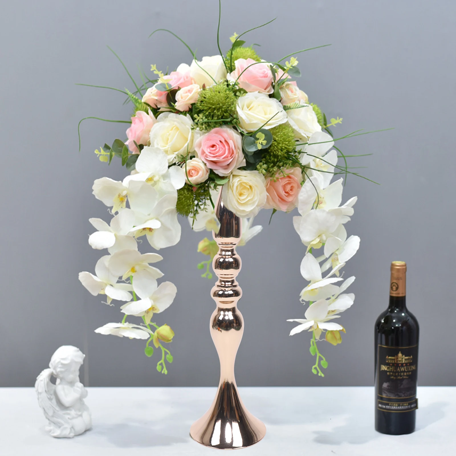 10pcs 19.5" Tall Gold Candelabra Candle Holder Vase for Wedding Flowers Centerpiece Stand Rack Vase 50CM Centerpieces
10pcs 19.5" Tall Gold Candelabra Candle Holder Vase for Wedding Flowers Centerpiece Stand Rack Vase 50CM Centerpieces
