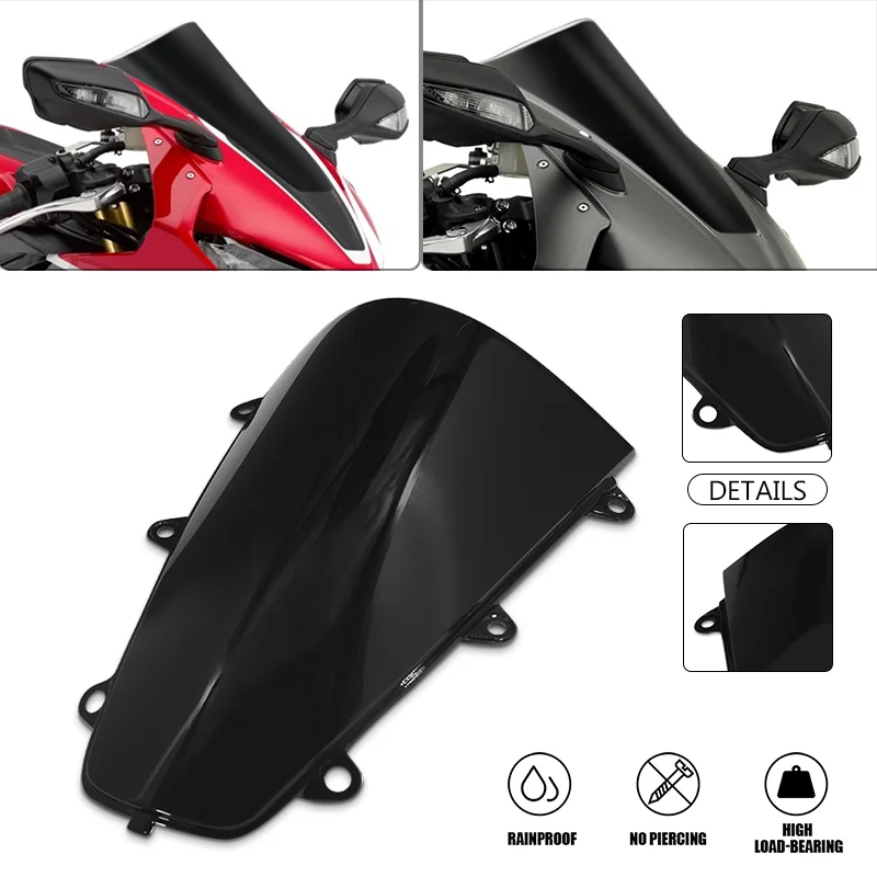 Motorcycle Wind Shield Screen Protector For CBR1000RR 2017-2023 2024 ABS Front Windshield Windscreen Visor Deflector cbr1000rr
Motorcycle Wind Shield Screen Protector For CBR1000RR 2017-2023 2024 ABS Front Windshield Windscreen Visor Deflector cbr1000rr