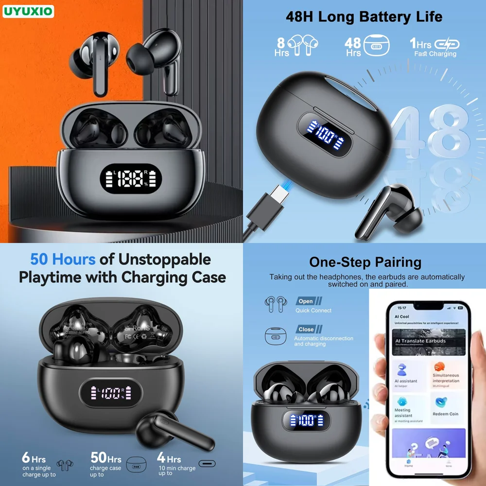 Real Time Earbuds for Travel AI Language Translator Wireless Earphone for iPhone with 144 Online Languages Trending Products
Real Time Earbuds for Travel AI Language Translator Wireless Earphone for iPhone with 144 Online Languages Trending Products