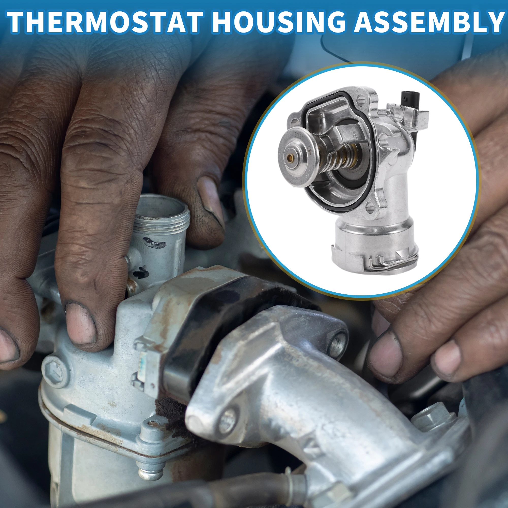 X Autohaux Engine Coolant Thermostat Housing Assembly for Mercedes-Benz E320 W211 2007-2009
X Autohaux Engine Coolant Thermostat Housing Assembly for Mercedes-Benz E320 W211 2007-2009