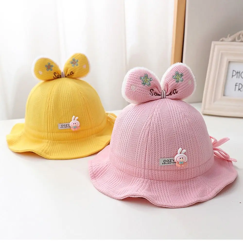 New Cartoon Bow Fisherman Cap Warm Thickned Baby Hats Sunshade Bucket Hat for Kids
New Cartoon Bow Fisherman Cap Warm Thickned Baby Hats Sunshade Bucket Hat for Kids
