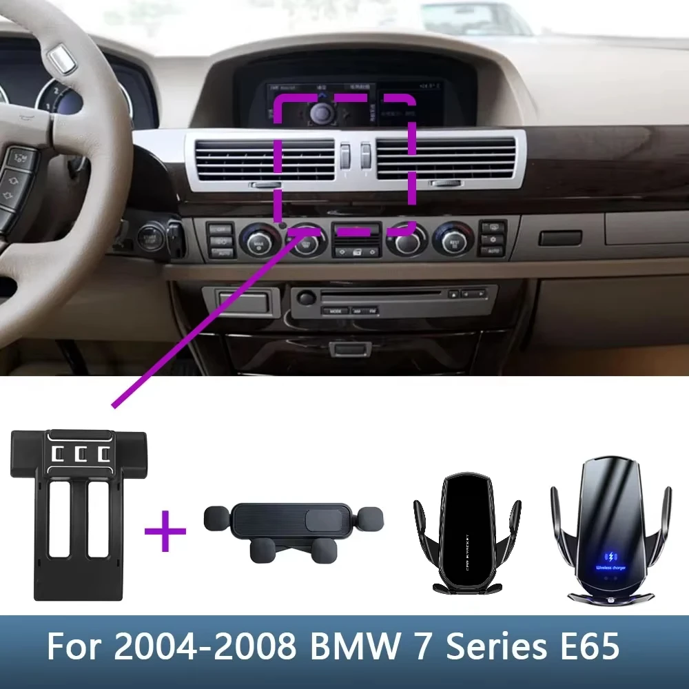 Car Phone Holder Base Special Mounts For BMW 7 Series 730i 740i 750i 760i E65 2004-2008 Wireless Charging Car Mobile Holder
Car Phone Holder Base Special Mounts For BMW 7 Series 730i 740i 750i 760i E65 2004-2008 Wireless Charging Car Mobile Holder