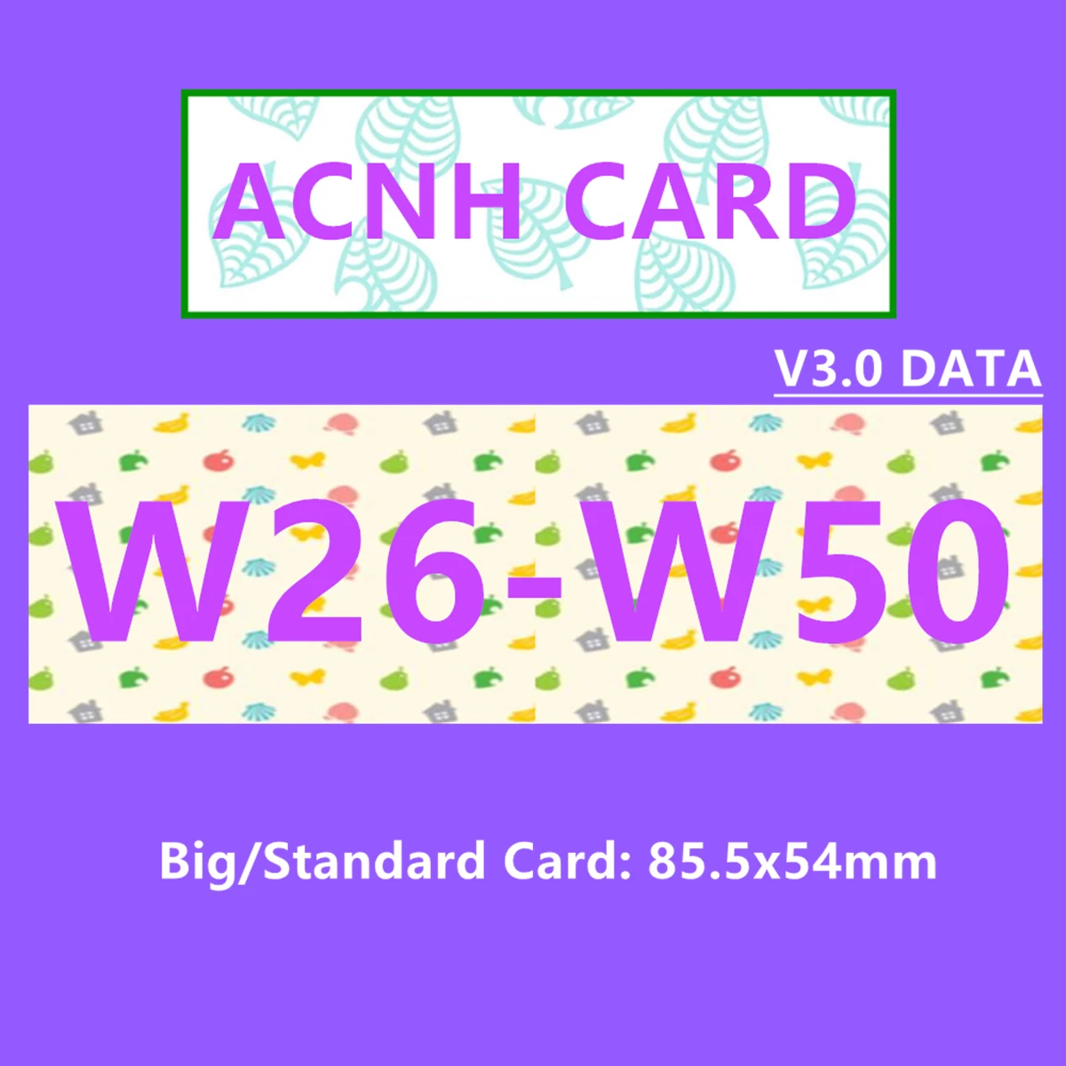 2026 NEW Data Come V3.0 W01~W25 ACNH NTAG215 NFC Printing Card Work for Weber NS Games RV Car Dobie Welcome Series Standard Card
2026 NEW Data Come V3.0 W01~W25 ACNH NTAG215 NFC Printing Card Work for Weber NS Games RV Car Dobie Welcome Series Standard Card