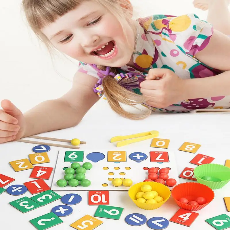 Clip Beads Game Number Decomposition Operations Toys Color Sorting Beads Toy For Fine Motor Skills Improvement Age 3 Years
Clip Beads Game Number Decomposition Operations Toys Color Sorting Beads Toy For Fine Motor Skills Improvement Age 3 Years