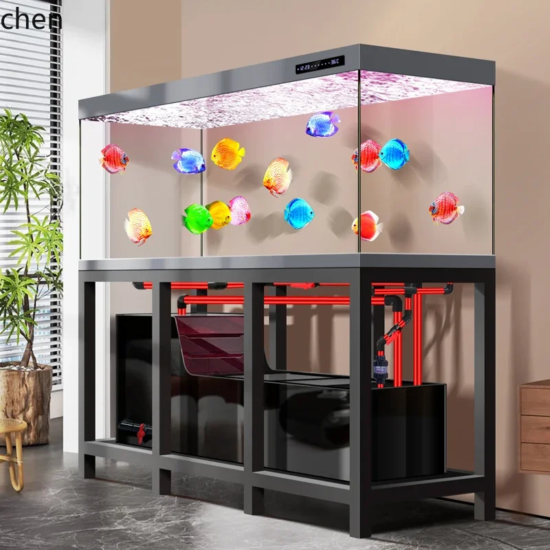 b7- Fish Tank Living Room Large Ultra-clear Glass Professional-grade Pipeless Pipe Arowana Fish Tank
b7- Fish Tank Living Room Large Ultra-clear Glass Professional-grade Pipeless Pipe Arowana Fish Tank