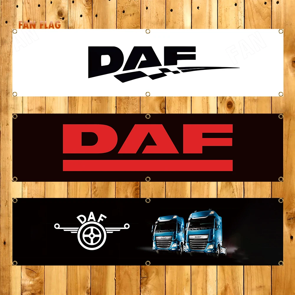 60X240cm DAFs Banner Truck Car Flag Polyester Digital Printing Cars Banner For Decoration
60X240cm DAFs Banner Truck Car Flag Polyester Digital Printing Cars Banner For Decoration