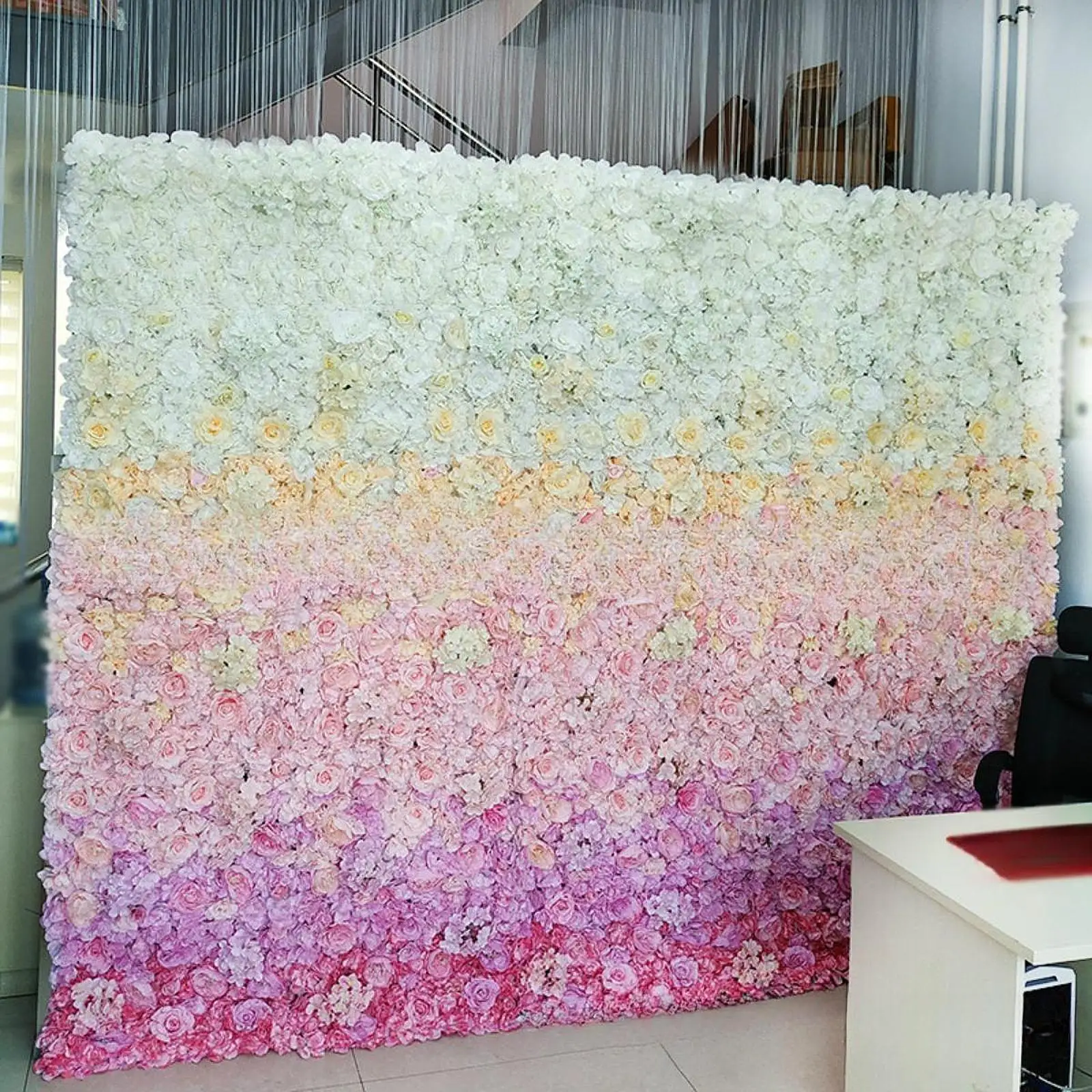 Flower Wall Panel Display Floral Backdrop Decoration for Indoor Outdoor Garden Valentine's Day Wedding Party Photography Venue
Flower Wall Panel Display Floral Backdrop Decoration for Indoor Outdoor Garden Valentine's Day Wedding Party Photography Venue