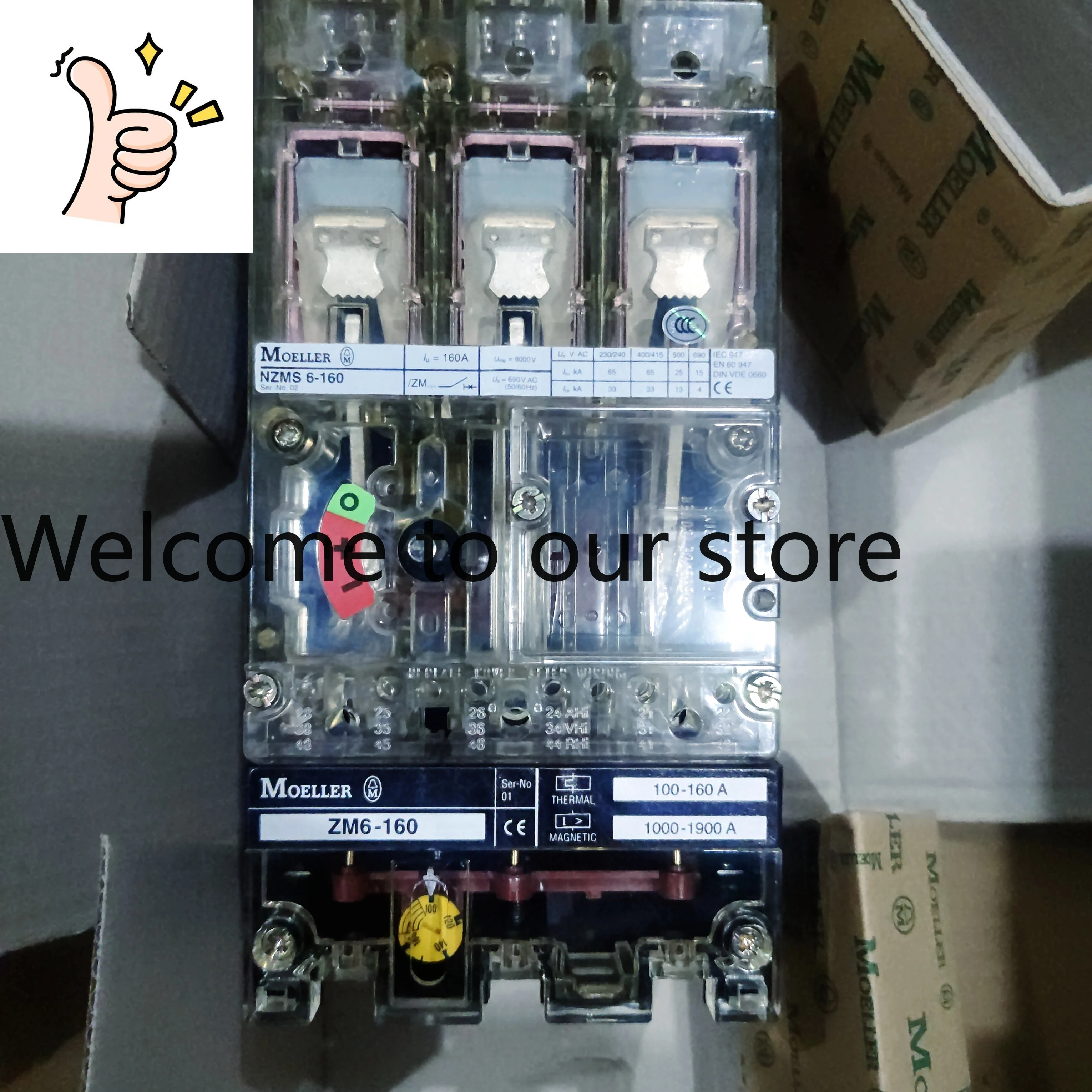 2026 Brand New Original High-quality MOELLER NZMS6-160/ZM6-160
2026 Brand New Original High-quality MOELLER NZMS6-160/ZM6-160