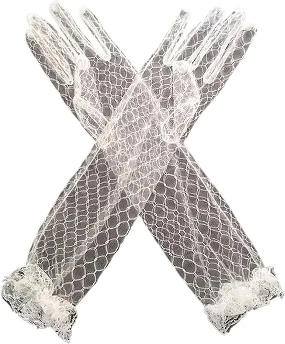 Тонкие кружевные перчатки для невесты, свадебные аксессуары, тонкие марлевые короткие перчатки
Тонкие кружевные перчатки для невесты, свадебные аксессуары, тонкие марлевые короткие перчатки