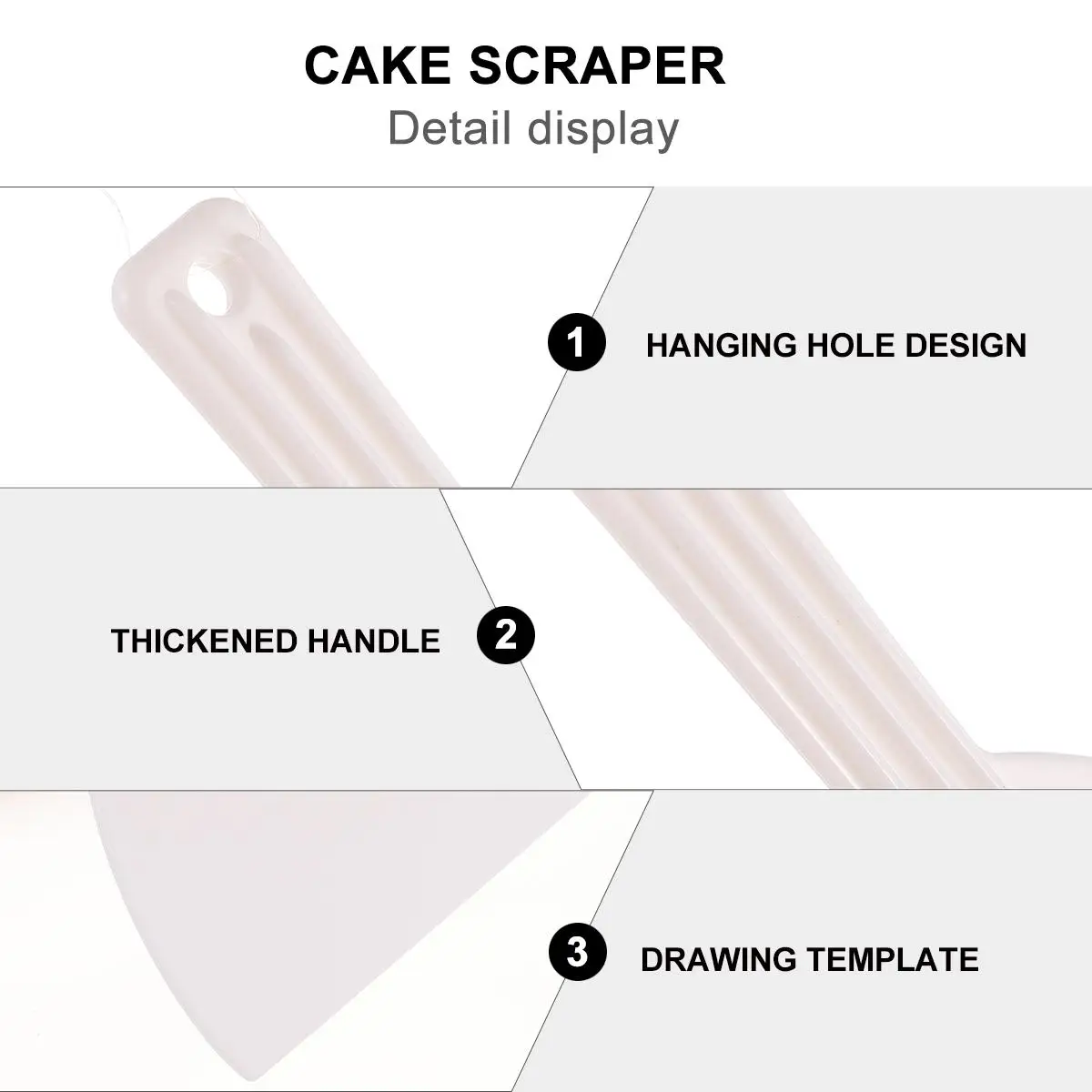 4 Pcs Cake Scraper Plastic Baking Accessories Cream Spatulas Food Grade PP Material Safe Healthy Practical Non
4 Pcs Cake Scraper Plastic Baking Accessories Cream Spatulas Food Grade PP Material Safe Healthy Practical Non