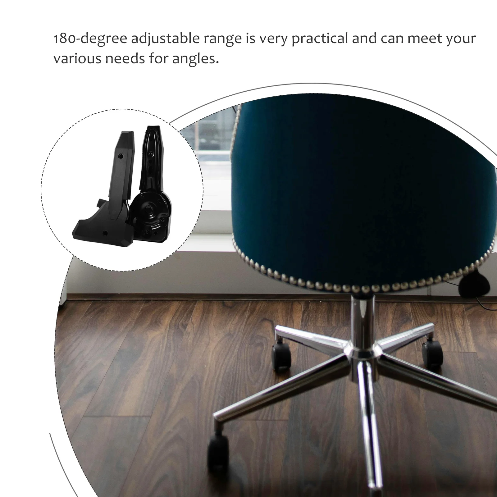 1 Pair Metal 180-Degree Angle Adjuster For Gaming Chair Accessory Lightweight Backrest Adjustment Tool Chair Parts
1 Pair Metal 180-Degree Angle Adjuster For Gaming Chair Accessory Lightweight Backrest Adjustment Tool Chair Parts