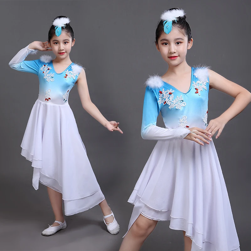Новые танцевальные костюмы, детские костюмы для выступлений, классические балетные женские китайские древние костюмы для девочек
Новые танцевальные костюмы, детские костюмы для выступлений, классические балетные женские китайские древние костюмы для девочек