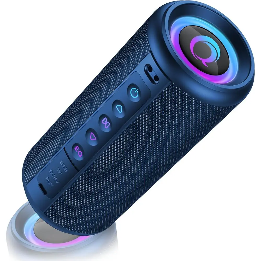 Portable Bluetooth Speaker, 2026 Bluetooth 5.4 WirelSpeaker with 20W HD Loud Stereo Sound, 20H Playtime, LED Lights, IP7, TWS Pa
Portable Bluetooth Speaker, 2026 Bluetooth 5.4 WirelSpeaker with 20W HD Loud Stereo Sound, 20H Playtime, LED Lights, IP7, TWS Pa