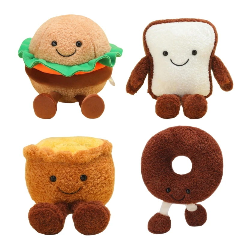 New Baking Series Doll Toast Burger Egg Tart Dessert Plush Cake Office Pillow Home Decor Birthday Christmas Halloween Gifts
New Baking Series Doll Toast Burger Egg Tart Dessert Plush Cake Office Pillow Home Decor Birthday Christmas Halloween Gifts