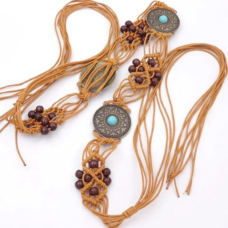 Bohemian Rope Woven Waistband Tassels Ethnic Style Bohemian Belt Sliming Waist Chain for Jeans Skirts Dress Coat Sweater Suit
Bohemian Rope Woven Waistband Tassels Ethnic Style Bohemian Belt Sliming Waist Chain for Jeans Skirts Dress Coat Sweater Suit