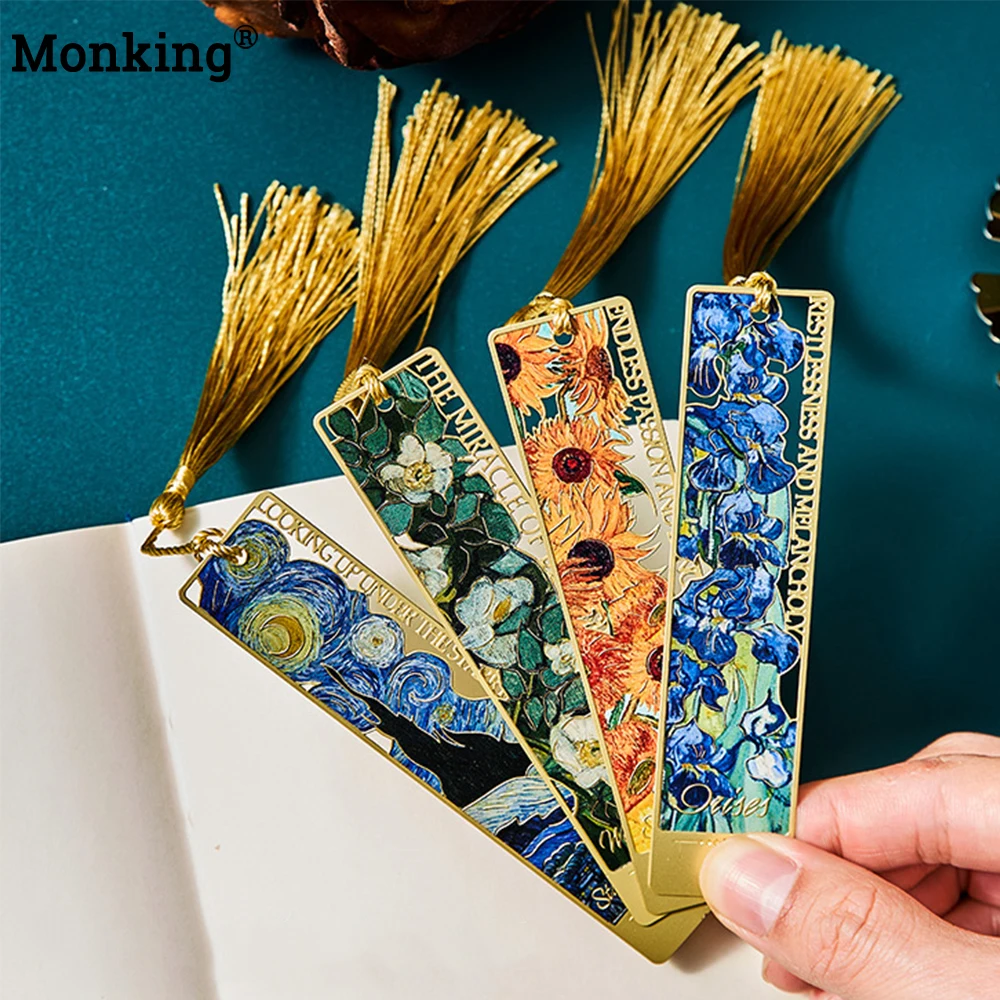 Monking Hollow Literary Flower Metal Bookmark Exquisite Painting Sunflower Iris Rose Shape Gifts for Book Lovers Writers Readers
Monking Hollow Literary Flower Metal Bookmark Exquisite Painting Sunflower Iris Rose Shape Gifts for Book Lovers Writers Readers