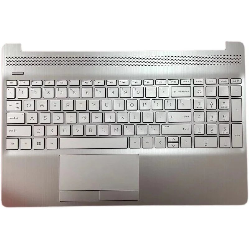 Новый чехол для клавиатуры HP 15S-DU DY DW TPN-C139 C, серебристый L52023-001
Новый чехол для клавиатуры HP 15S-DU DY DW TPN-C139 C, серебристый L52023-001
