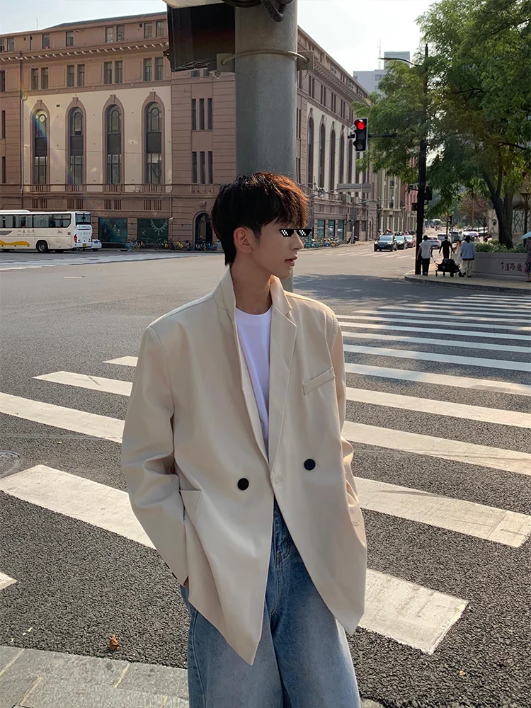 Korean Sle Early Autumn Padded oulder Men's Suit Jaet Casual High-End Feeling Haome Loose Casual Design
Korean Sle Early Autumn Padded oulder Men's Suit Jaet Casual High-End Feeling Haome Loose Casual Design