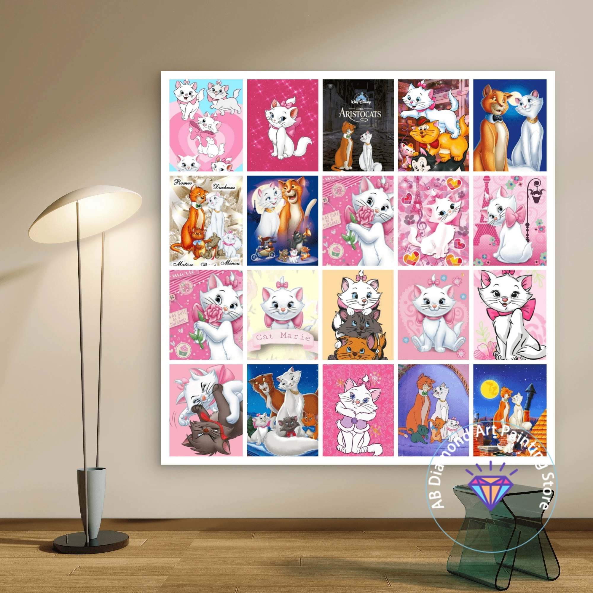 Marie Cat AB Diamond Painting Kit The Aristocats DIY 5D Diamond Embroidery Cross Stitch Handmade Art Gift Crafts Home DecorDecor
Marie Cat AB Diamond Painting Kit The Aristocats DIY 5D Diamond Embroidery Cross Stitch Handmade Art Gift Crafts Home DecorDecor