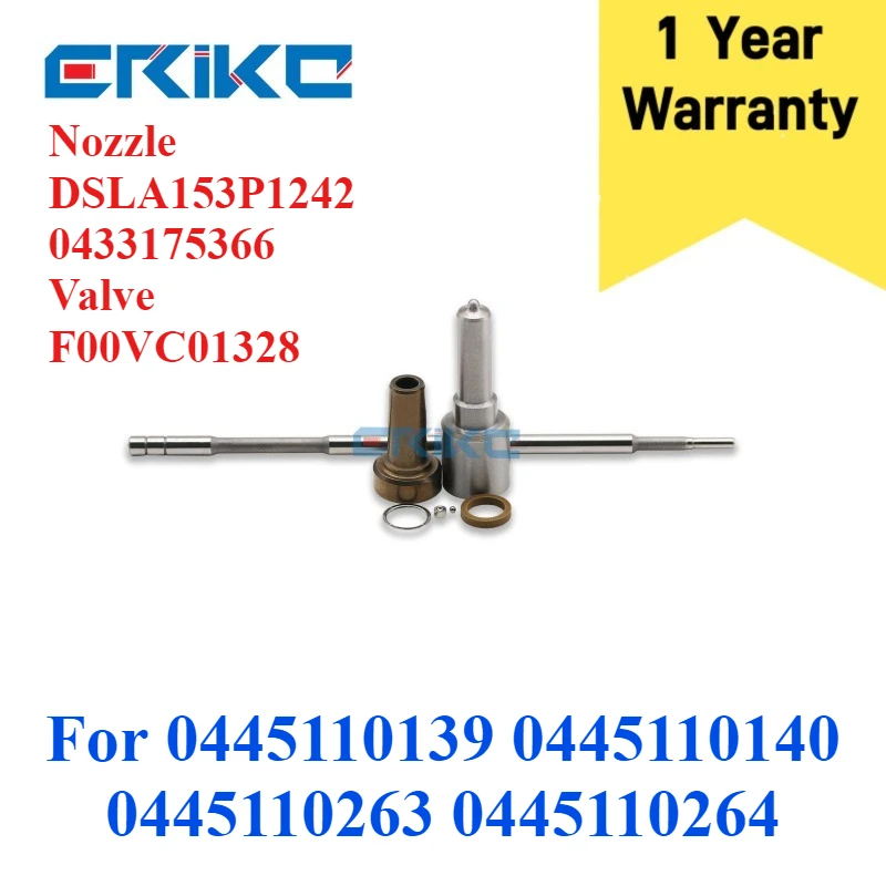 Форсунка DSLA153P1242 0433175366 Клапан F00VC01328 Дизельный инжектор-распылитель для 0445110139 0445110140 0445110263 0445110264
Форсунка DSLA153P1242 0433175366 Клапан F00VC01328 Дизельный инжектор-распылитель для 0445110139 0445110140 0445110263 0445110264