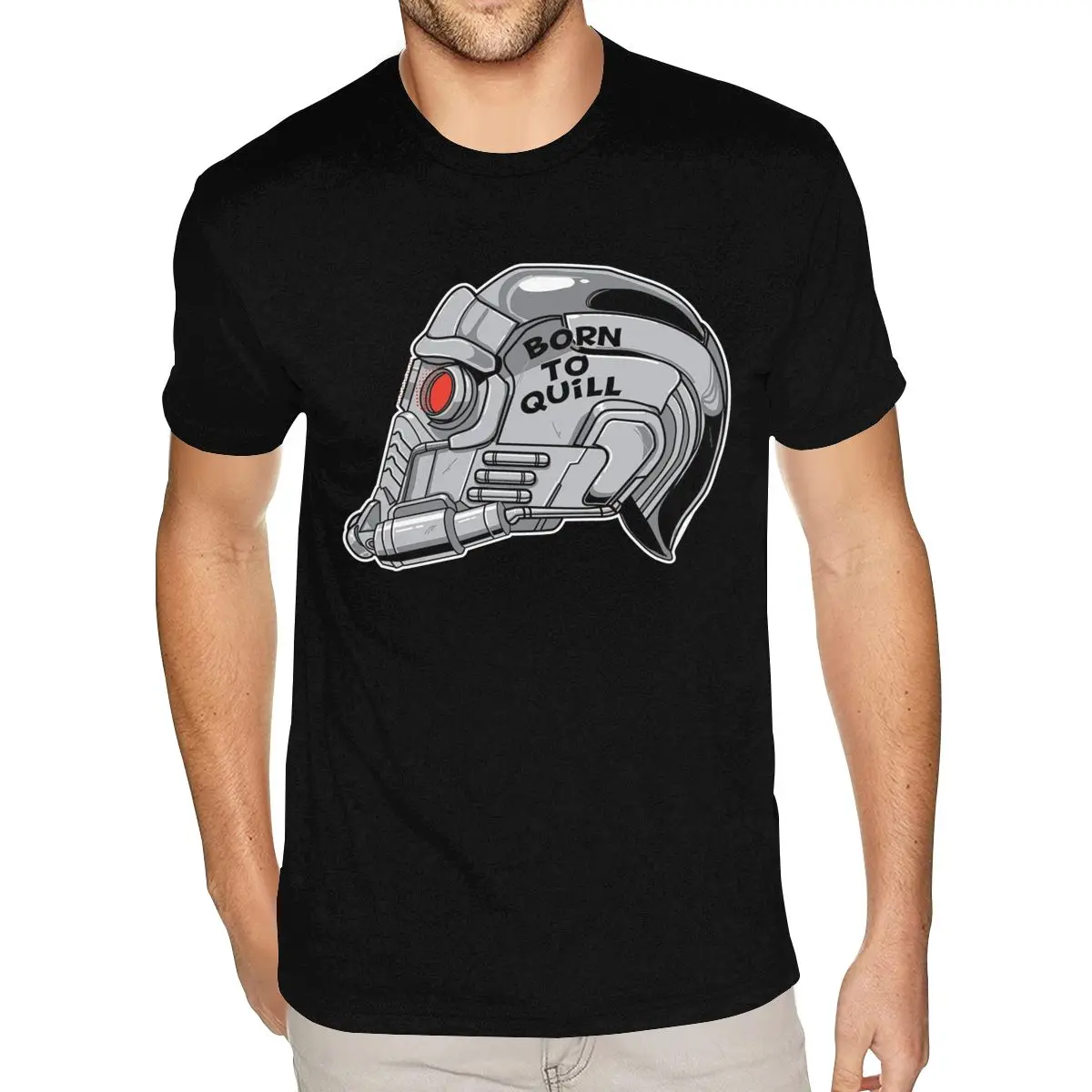 Хлопковые мужские футболки больших размеров с милым рисунком Born To Quill
Хлопковые мужские футболки больших размеров с милым рисунком Born To Quill