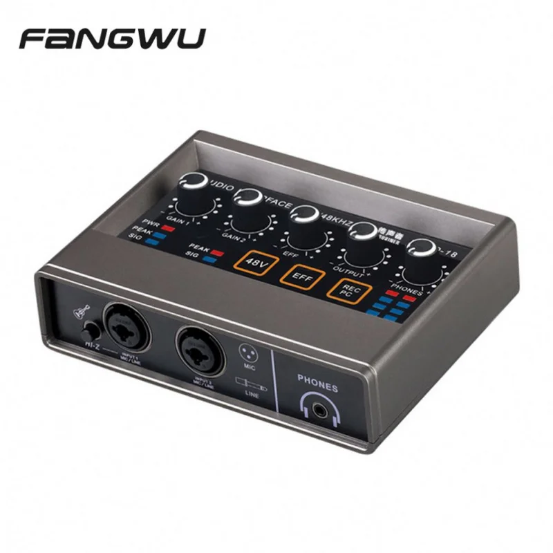 Mini Recording Usb Audio Interface Podcast Microphone Mixer Professional Sound Card
Mini Recording Usb Audio Interface Podcast Microphone Mixer Professional Sound Card