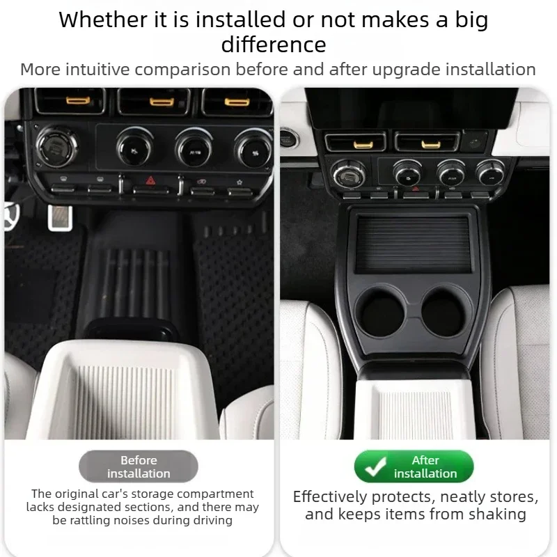 Water Cup Holder Modification Car Accessories For Chery ICAUR V23 2024-2026 Central Control Front Expansion Storage Box Storage
Water Cup Holder Modification Car Accessories For Chery ICAUR V23 2024-2026 Central Control Front Expansion Storage Box Storage