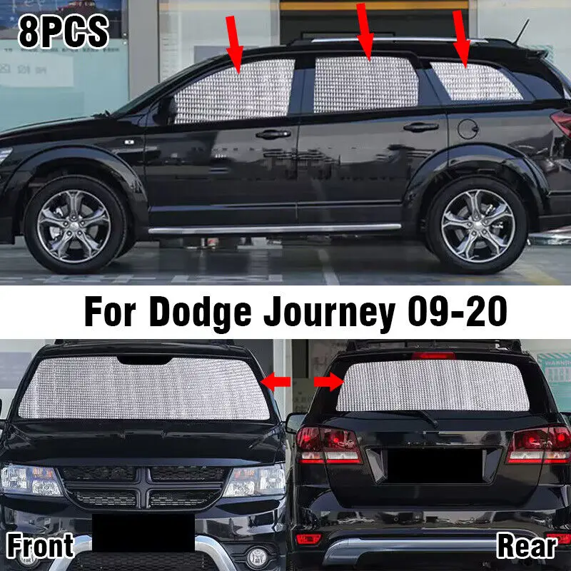 8X Front Side Rear Window Windshield Privacy Sunshade For Dodge Journey 2009-20
8X Front Side Rear Window Windshield Privacy Sunshade For Dodge Journey 2009-20