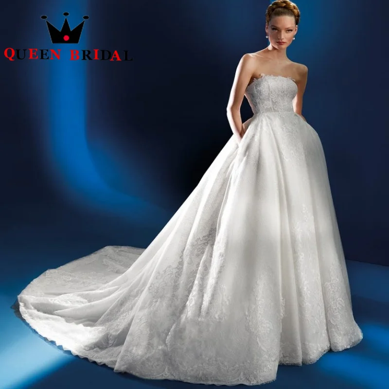 Exquisite Appliques Lace Wedding Dresses 2023 New Elegant Strapless Sleeveless Bridal Ball Gowns Vestido De Noiva Custom D17X
Exquisite Appliques Lace Wedding Dresses 2023 New Elegant Strapless Sleeveless Bridal Ball Gowns Vestido De Noiva Custom D17X