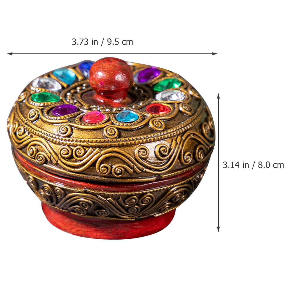 Retro Jewelry Box Medium Size Storage Chest Desk Container Necklace Holder Earring Case Candy Box Traditional Style
Retro Jewelry Box Medium Size Storage Chest Desk Container Necklace Holder Earring Case Candy Box Traditional Style