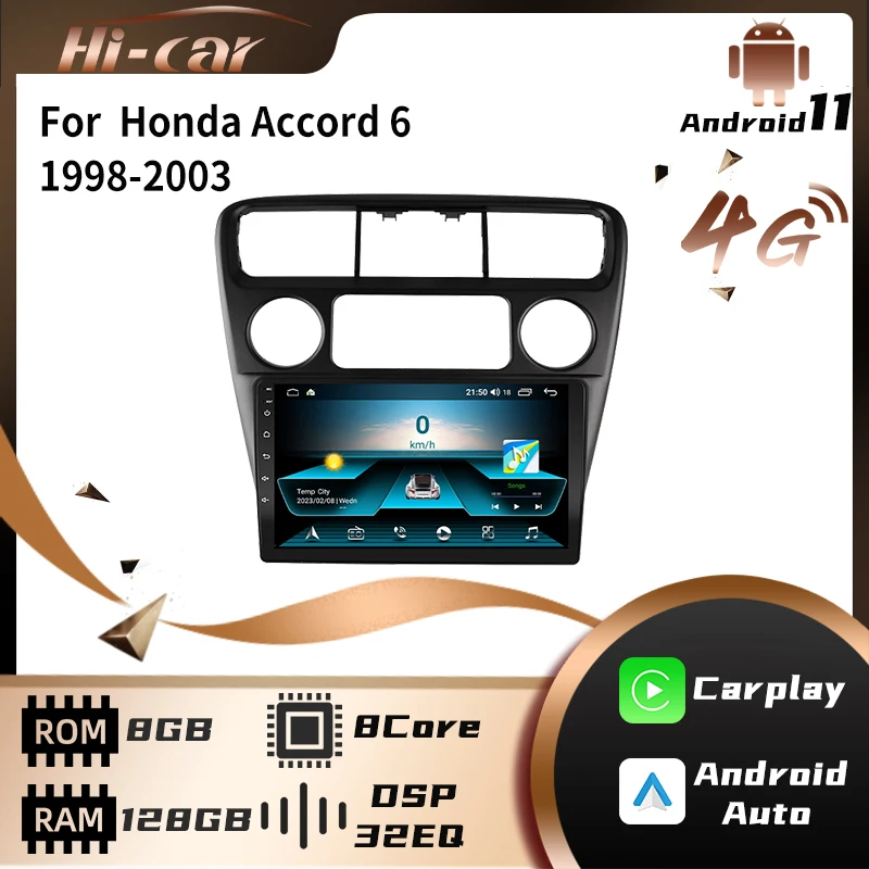2 Din Autoradio for Honda Accord 6 1998-2003 Car Radio Stereo WiFi Carplay GPS Navigation Multimedia Video Player Head Unit
2 Din Autoradio for Honda Accord 6 1998-2003 Car Radio Stereo WiFi Carplay GPS Navigation Multimedia Video Player Head Unit