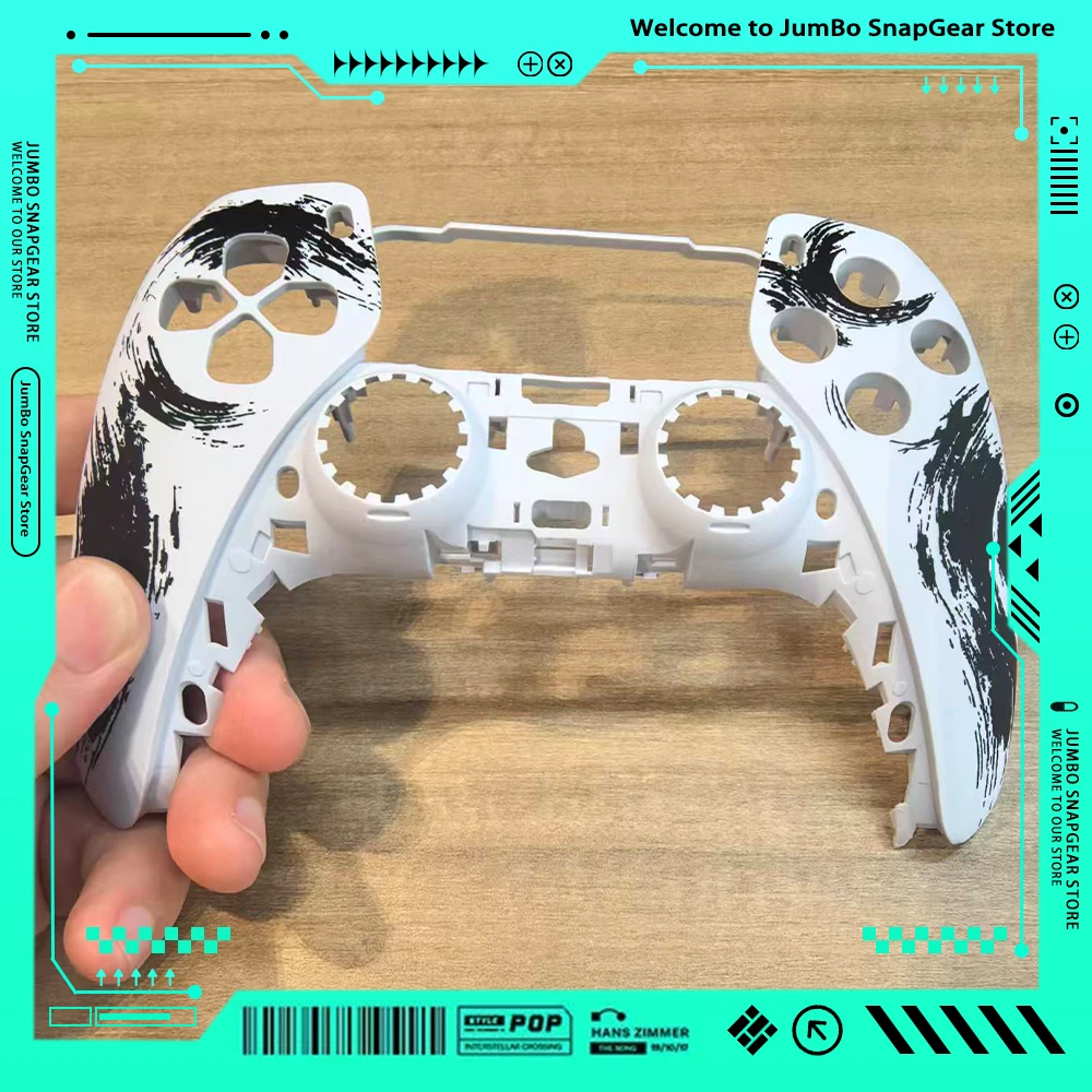 For PS5 Controller Shell Custom Faceplate Cover With Touchpad For DualSense Replacement For BDM-10/020/030/040/060