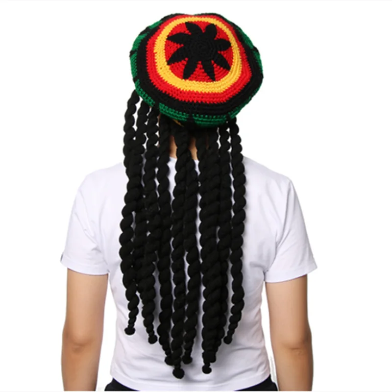 Beret Knitted Cap For Mens Women Jamaican Knit Beanie Hat Rasta Reggae Cap Winter New Costume Stage Hip Hop Fashion Haircover
Beret Knitted Cap For Mens Women Jamaican Knit Beanie Hat Rasta Reggae Cap Winter New Costume Stage Hip Hop Fashion Haircover