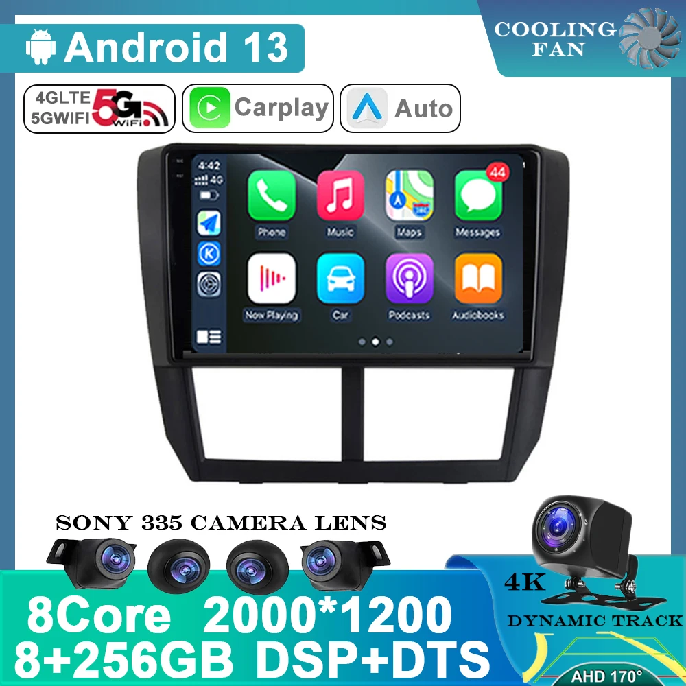 Автомобильный мультимедийный плеер Carplay, 2 Din, Android 13, для Subaru Forester 3 SH 2007-2013, GPS, Wi-Fi, FM, 4G
Автомобильный мультимедийный плеер Carplay, 2 Din, Android 13, для Subaru Forester 3 SH 2007-2013, GPS, Wi-Fi, FM, 4G