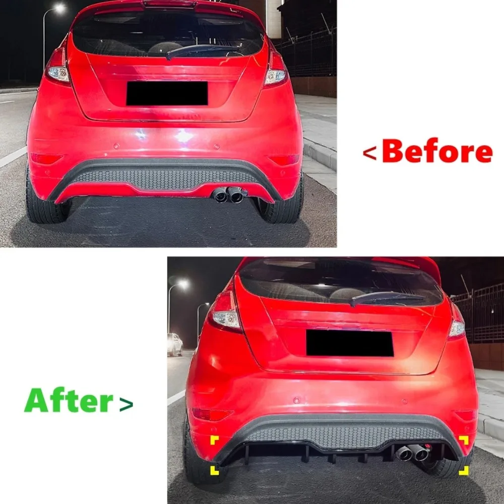 ABS Car Rear Bumper Diffuser Lip Rear Side Splitters Spoiler Lip For Ford Fiesta ST MK7 2012-2017 Body Kits Tuning
ABS Car Rear Bumper Diffuser Lip Rear Side Splitters Spoiler Lip For Ford Fiesta ST MK7 2012-2017 Body Kits Tuning