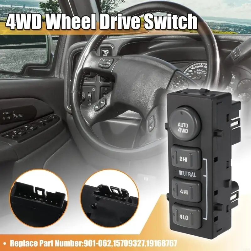 Light Weight 4 Wheel Drive Control Switches Transfer Case Button Replacement 15709327 Lift Button Easy to Install H9EE
Light Weight 4 Wheel Drive Control Switches Transfer Case Button Replacement 15709327 Lift Button Easy to Install H9EE