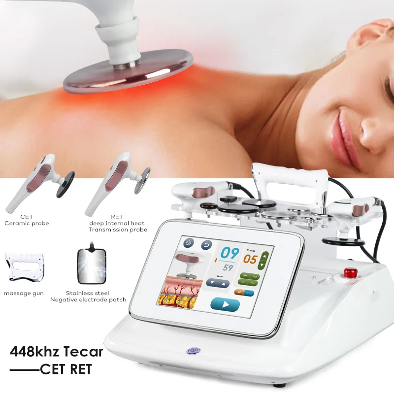 Portable 448KHz RF Tecar Therapy Machine RET CET Diathermy Body Slimming Pain Relief Skin Tightening Equipment
Portable 448KHz RF Tecar Therapy Machine RET CET Diathermy Body Slimming Pain Relief Skin Tightening Equipment