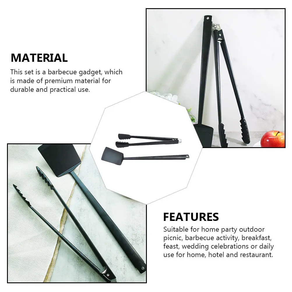 Barbecue Tool Set Skewer Clamp Charcoal Tongs Stainless Bbq Food Turners Clip Metal Grilling Dad
Barbecue Tool Set Skewer Clamp Charcoal Tongs Stainless Bbq Food Turners Clip Metal Grilling Dad