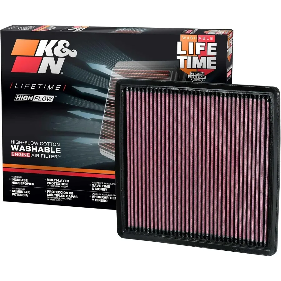 High-Flow Original Lifetime Engine Air Filter: Washable Performance Upgrade for 2007-2024 /LINCOLN Expedition F150 F250 F350 F4
High-Flow Original Lifetime Engine Air Filter: Washable Performance Upgrade for 2007-2024 /LINCOLN Expedition F150 F250 F350 F4