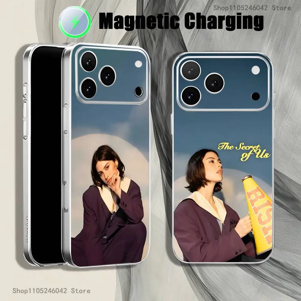 G-Gracie Singer A-Abrams Magnetic Wireless Charging Transparent White Phone Case For iPhone 17,16,15,14,13,12,11,Pro,Max,Plus
G-Gracie Singer A-Abrams Magnetic Wireless Charging Transparent White Phone Case For iPhone 17,16,15,14,13,12,11,Pro,Max,Plus