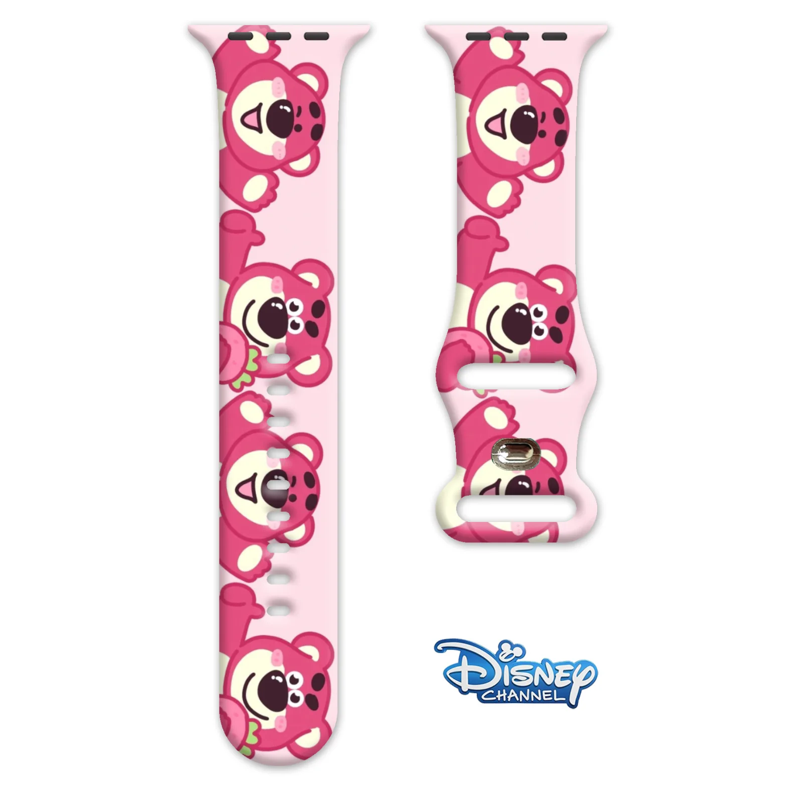 Disney Strawberry Bear Silicone Printed Strap for Apple Watch 10 9 8 7 Band Replaceable Bracelet for iWatch 46mm 44mm 42mm 41mm
Disney Strawberry Bear Silicone Printed Strap for Apple Watch 10 9 8 7 Band Replaceable Bracelet for iWatch 46mm 44mm 42mm 41mm