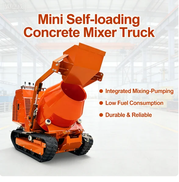 YG Customized Mini Dumper Concrete Mixer Diesel Engine Self Loading Mobile Concrete Mixer Truck For Construction Site Use
YG Customized Mini Dumper Concrete Mixer Diesel Engine Self Loading Mobile Concrete Mixer Truck For Construction Site Use